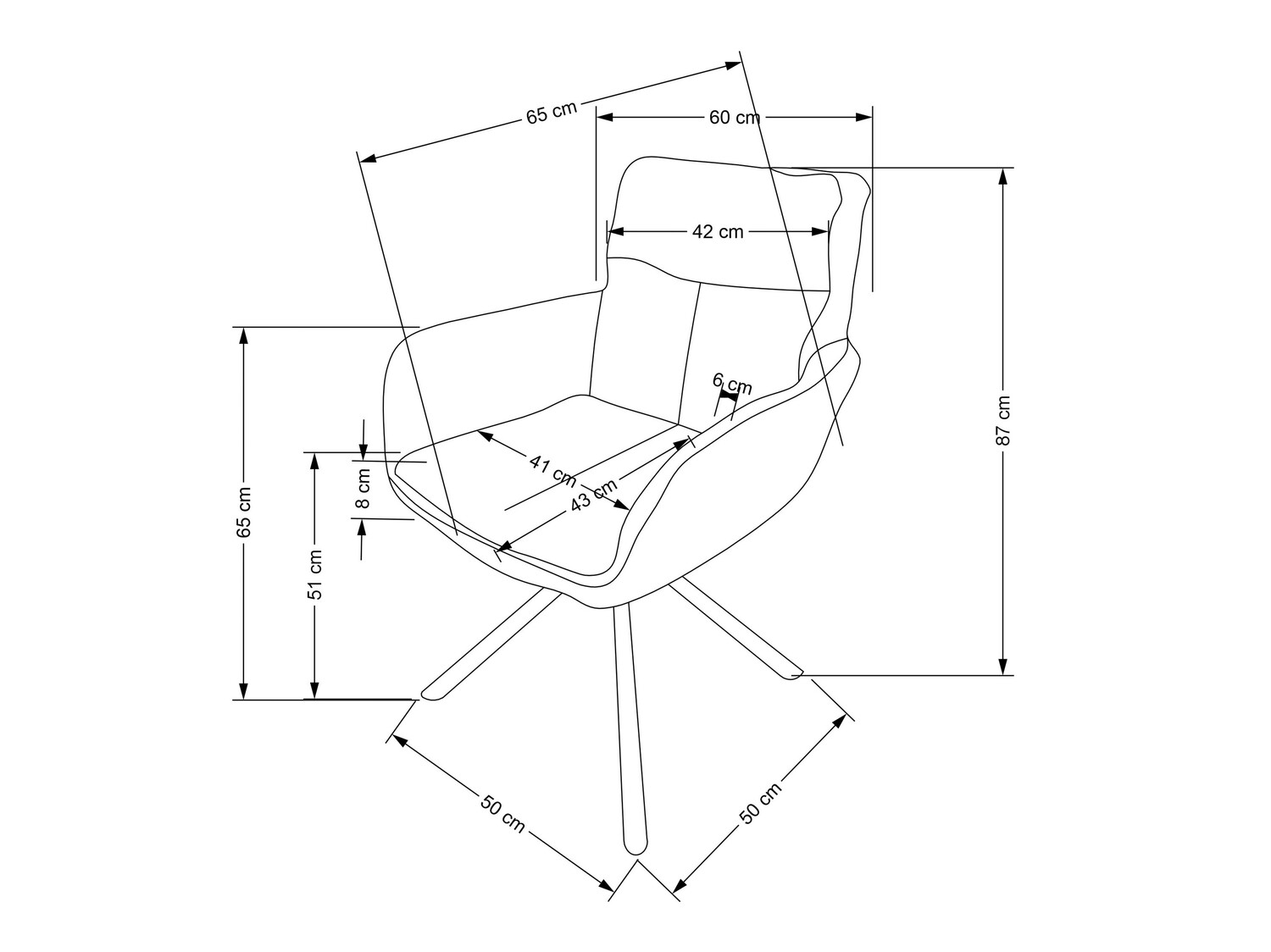 Silla Houston 1564 (Gris)