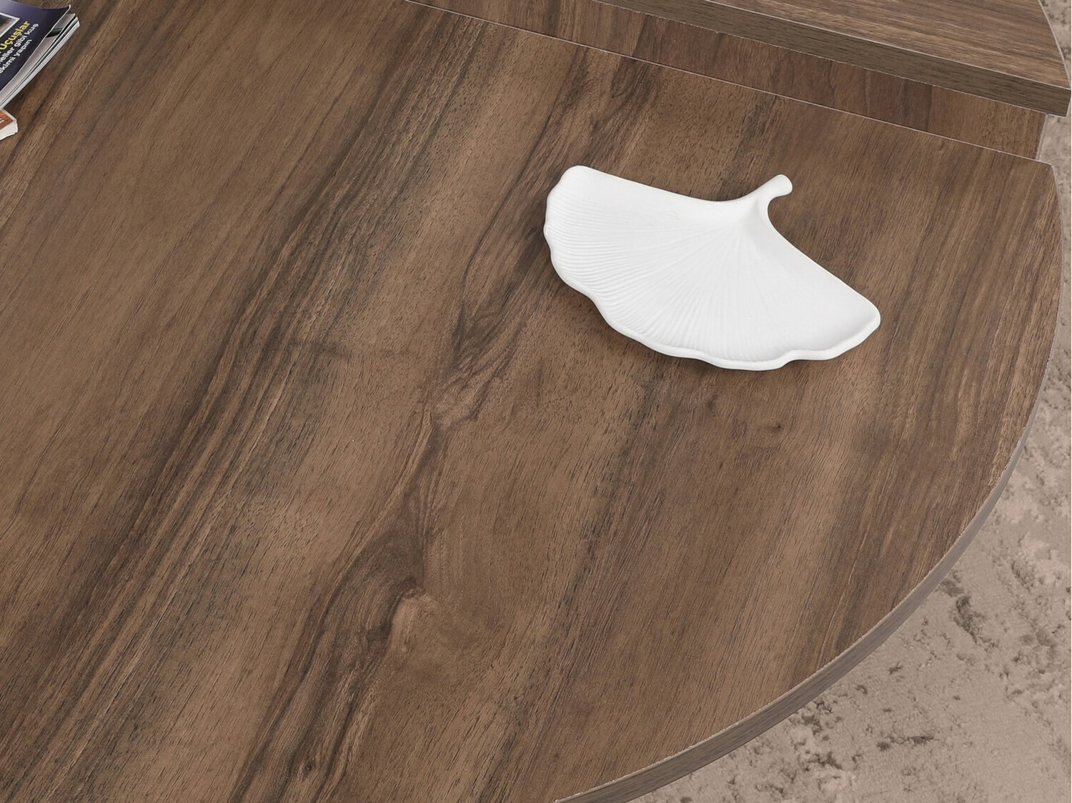 Conjunto mesa de centro Kailua 379 (Nuez)