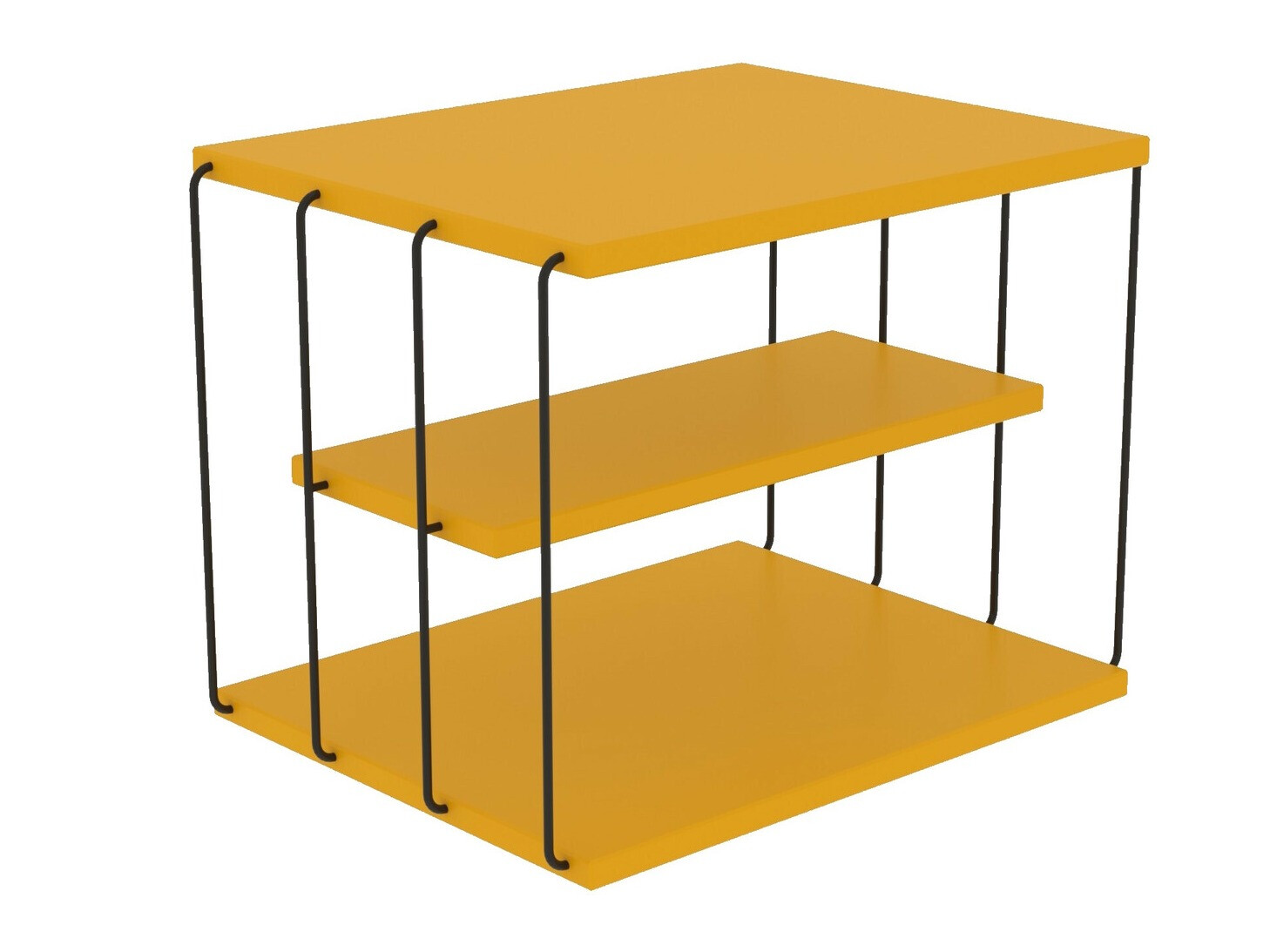 Mesa auxiliar Kailua 381 (Negro + Amarillo)