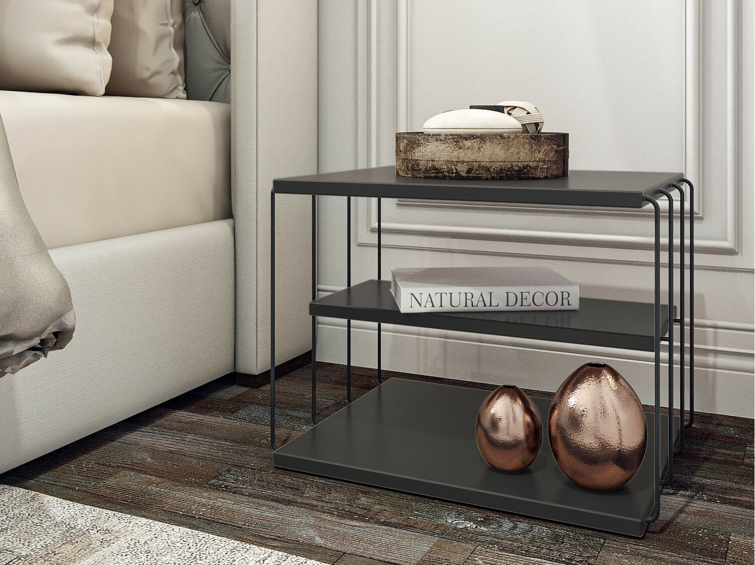 Mesa auxiliar Kailua 381 (Negro + Antracita)