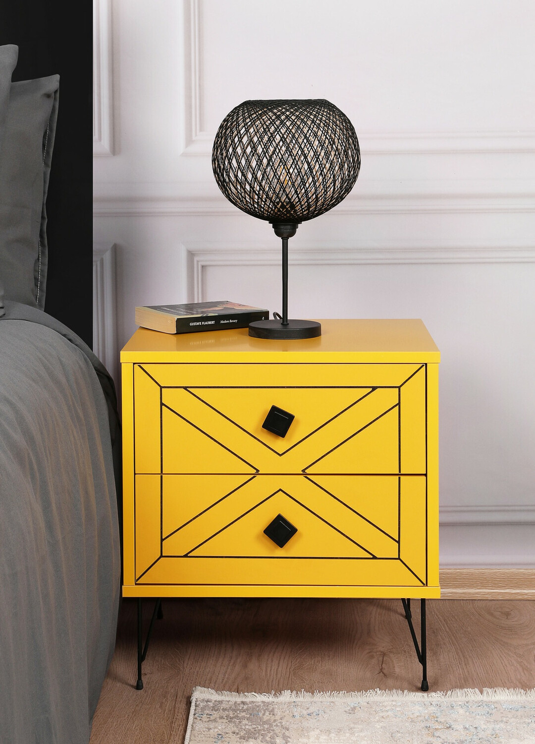 Mesilla de noche Kailua 376 (Amarillo)