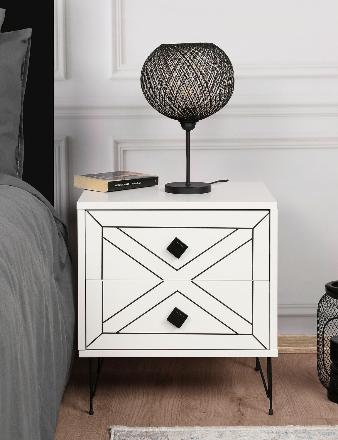 Mesilla de noche Kailua 376 (Blanco)