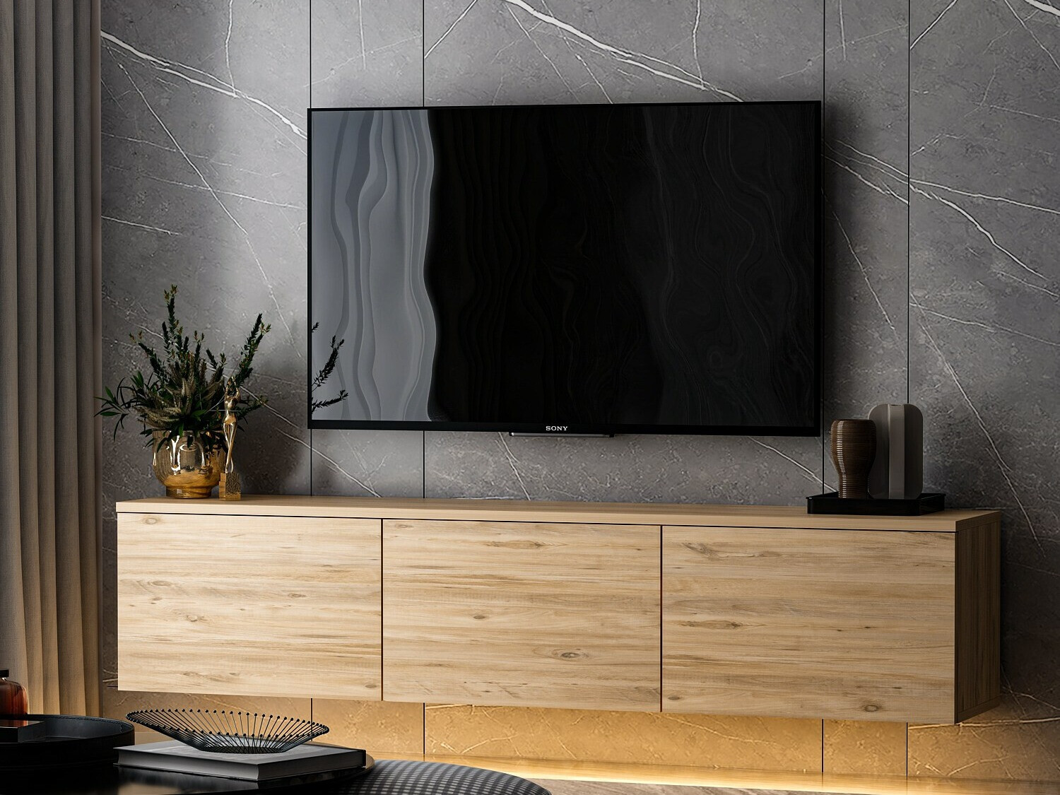 Mueble TV Kailua 408 (Pino)