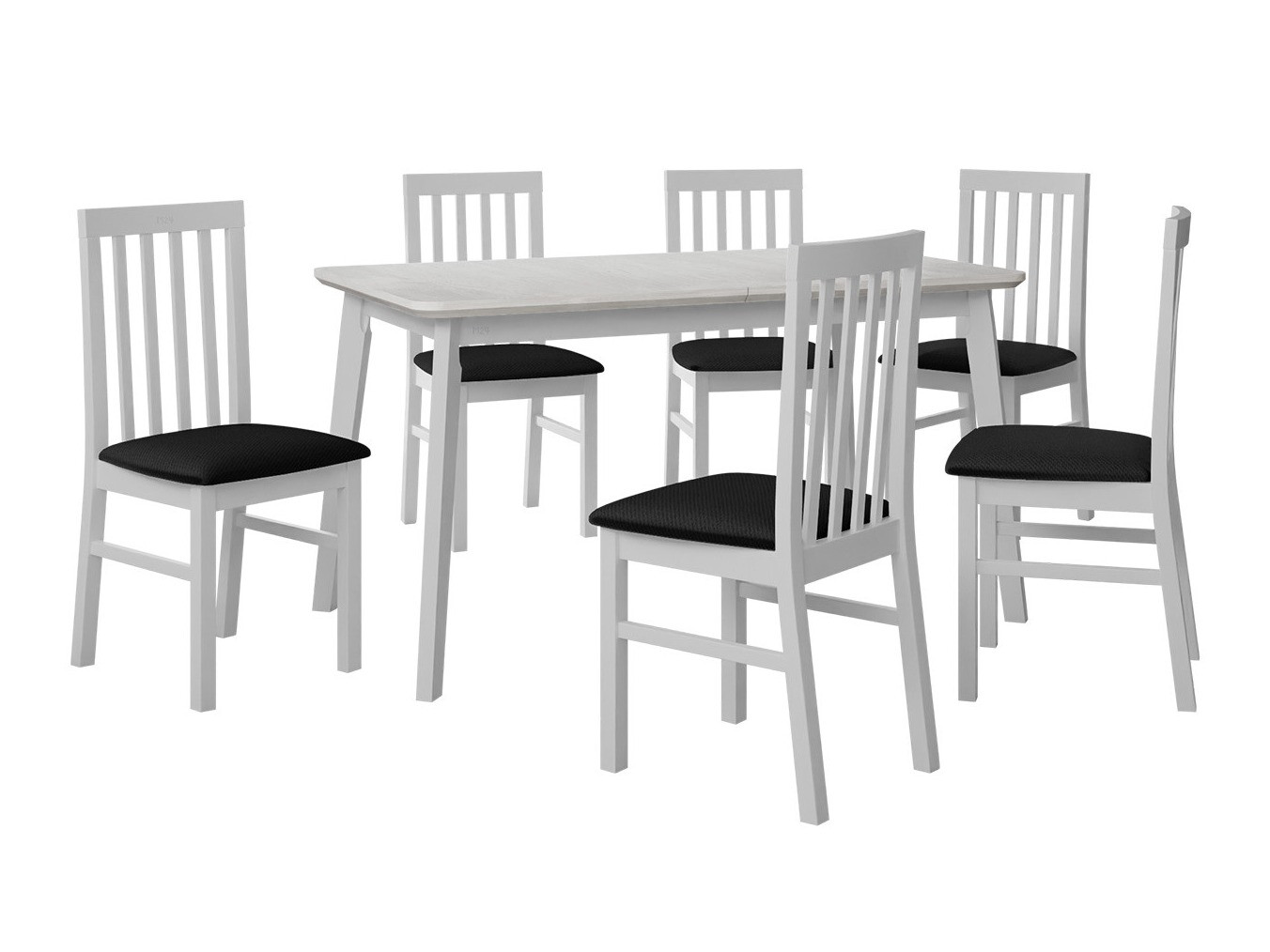 Conjunto de comedor Victorville 267 (Blanco)