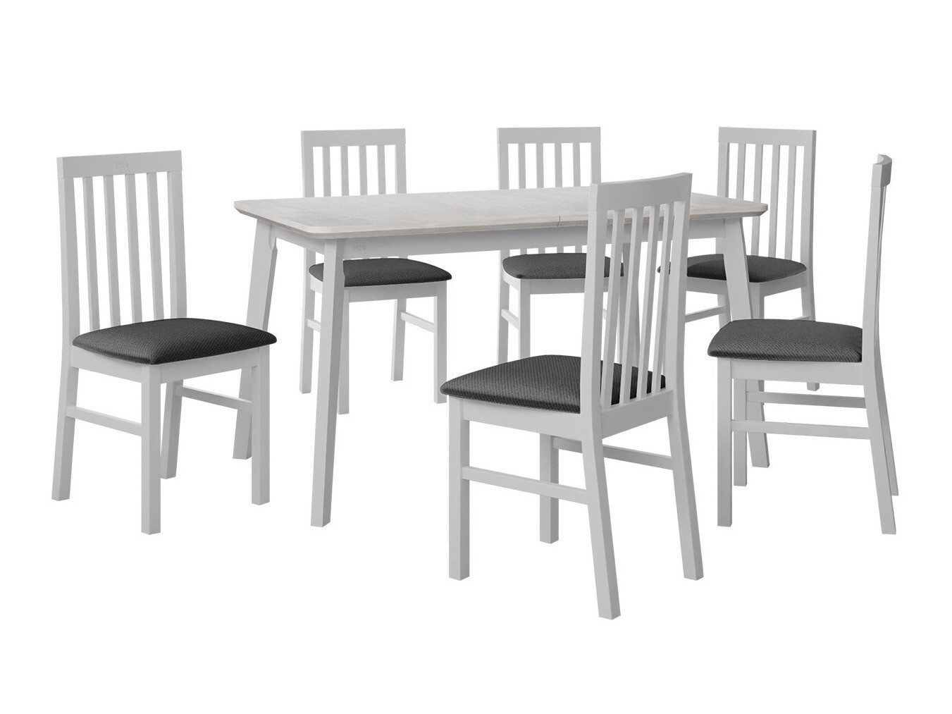 Conjunto de comedor Victorville 267 (Blanco)