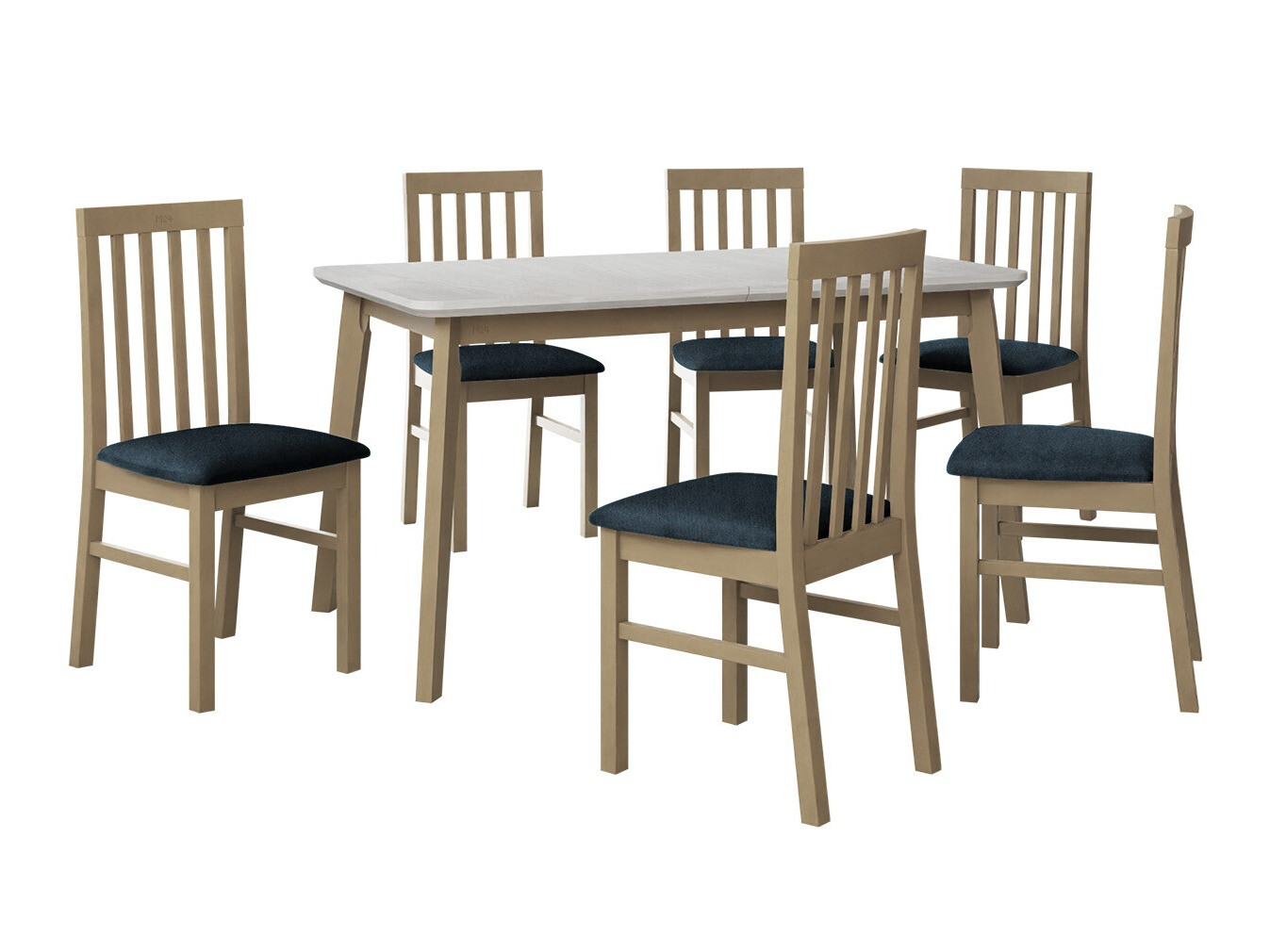 Conjunto de comedor Victorville 267 (Roble Sonoma)