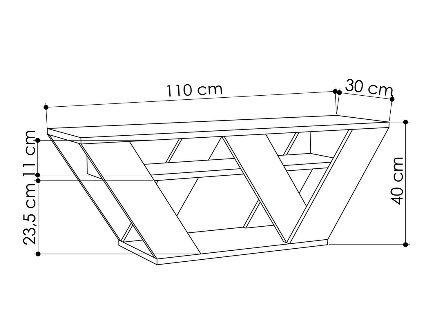 Mueble TV Kailua 457 (Antracita)