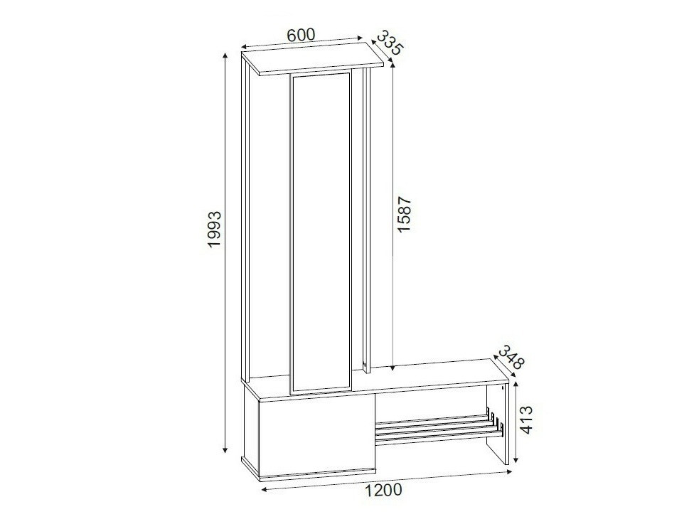 Conjunto de recibidor Kailua 532
