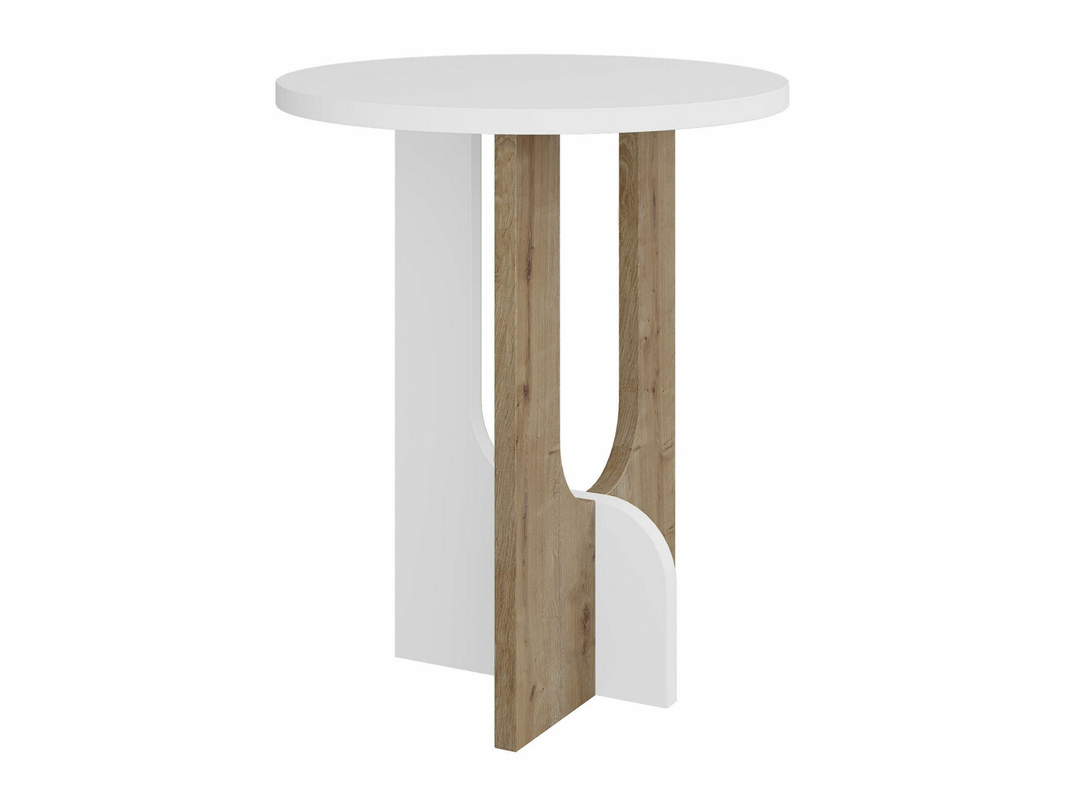 Mesa auxiliar Kailua 467 (Roble + Blanco)