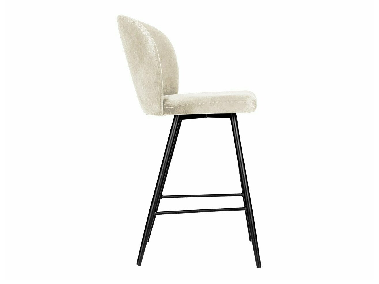 Silla de barra Jackson 101 (Negro + Magic Velvet 2250)