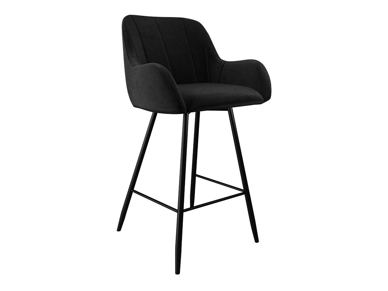Silla de barra Jackson 102 (Negro + Magic Velvet 2219)