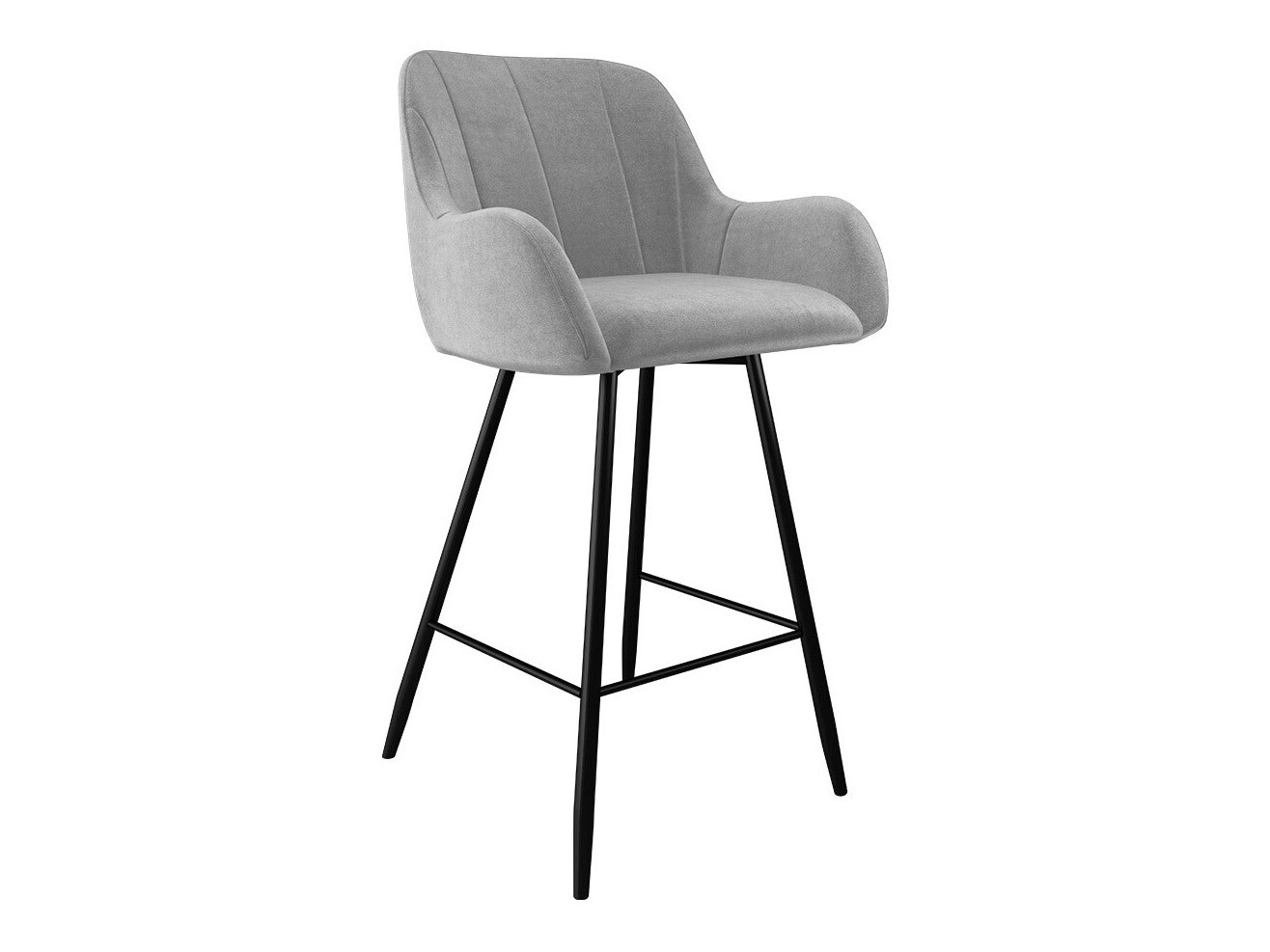 Silla de barra Jackson 102 (Negro + Magic Velvet 2240)
