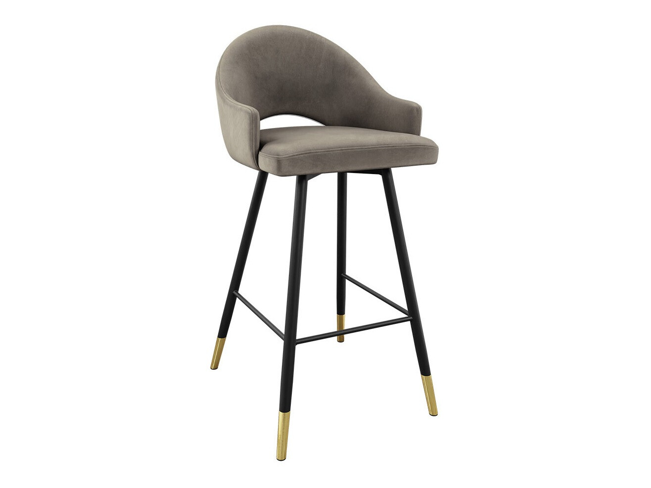 Silla de barra Jackson 103 (Negro + Magic Velvet 2209)