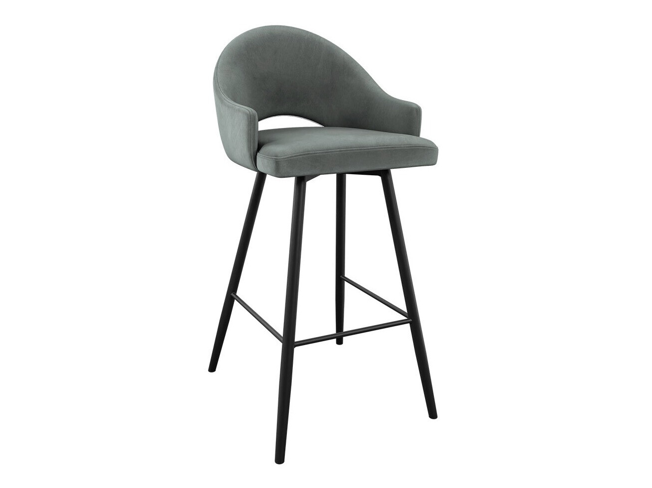 Silla de barra Jackson 103 (Negro + Magic Velvet 2217)