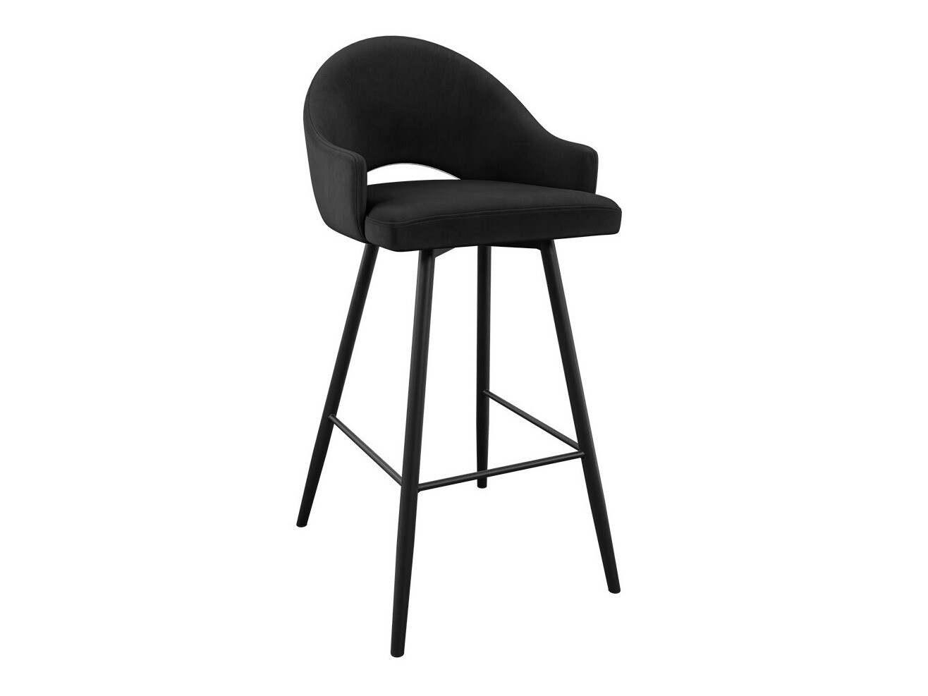 Silla de barra Jackson 103 (Negro + Magic Velvet 2219)