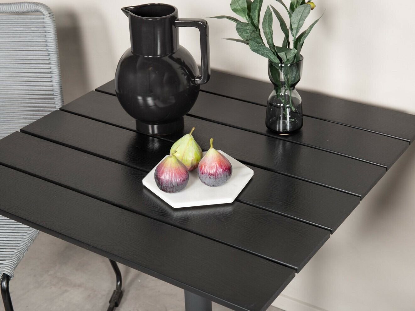 Conjunto de terraza Dallas 2184 (Gris + Negro)