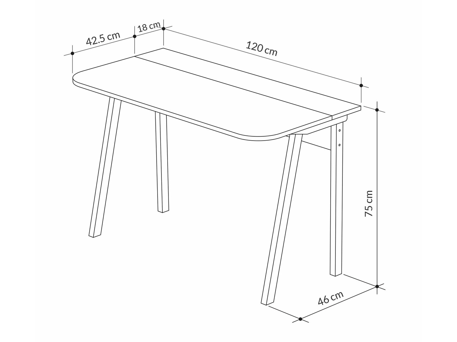 Mesa de oficina Kailua 541