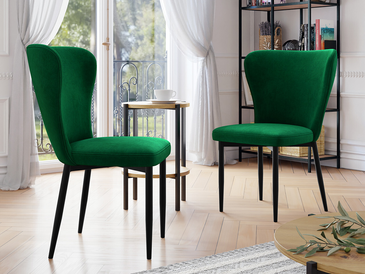 Silla Jackson 105 (Negro + Magic Velvet 2225)