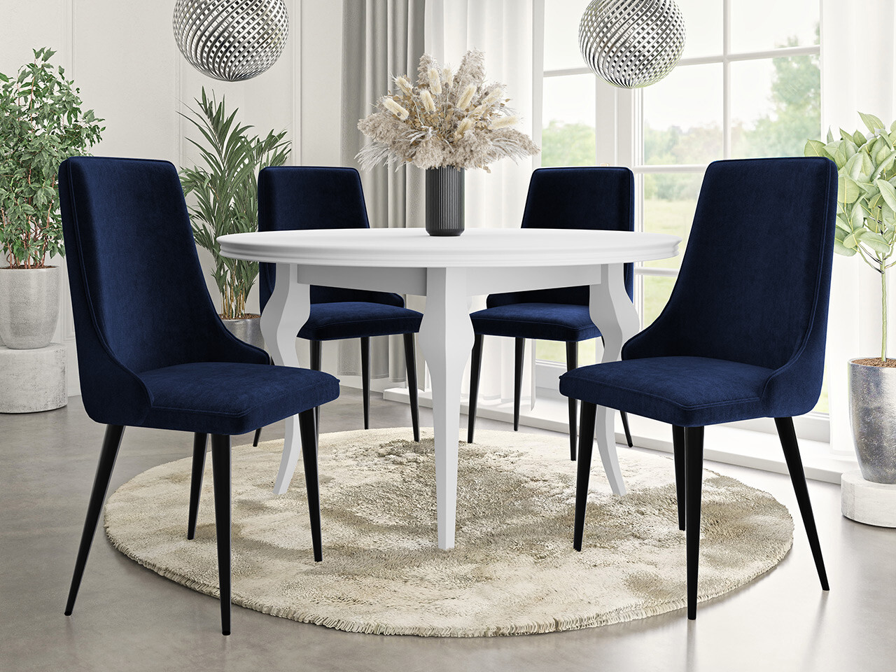 Silla Jackson 106 (Negro + Magic Velvet 2216)