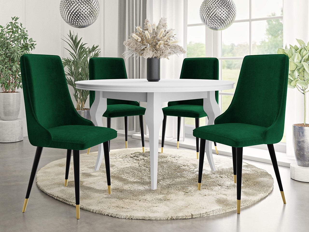 Silla Jackson 106 (Negro + Magic Velvet 2225)