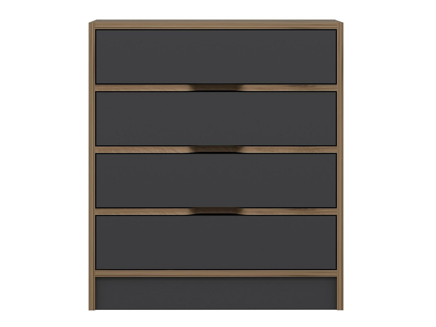 Cómoda Kailua J101 (Antracita + Nogal)