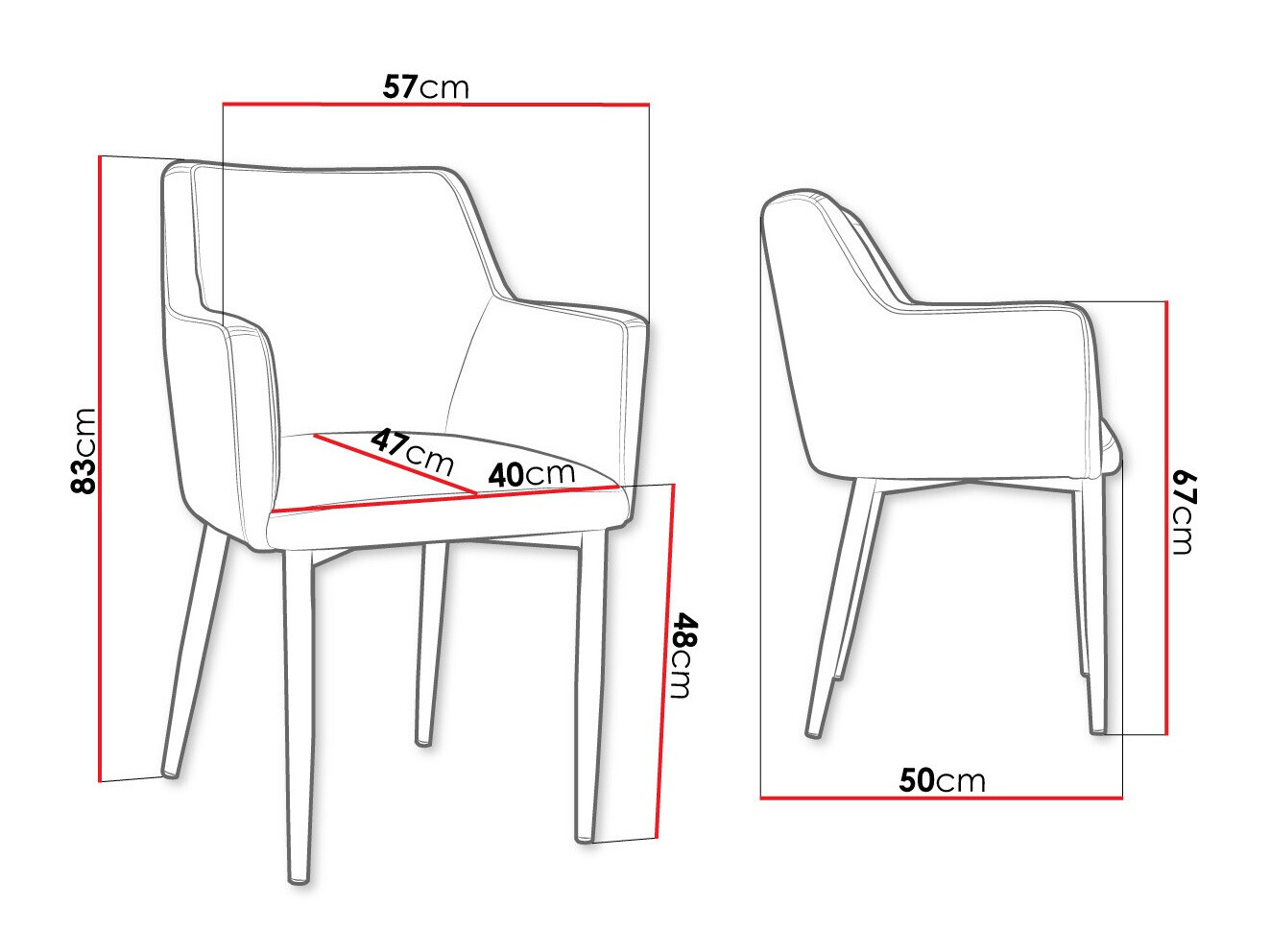 Silla Jackson 108 (Negro + Magic Velvet 2219)
