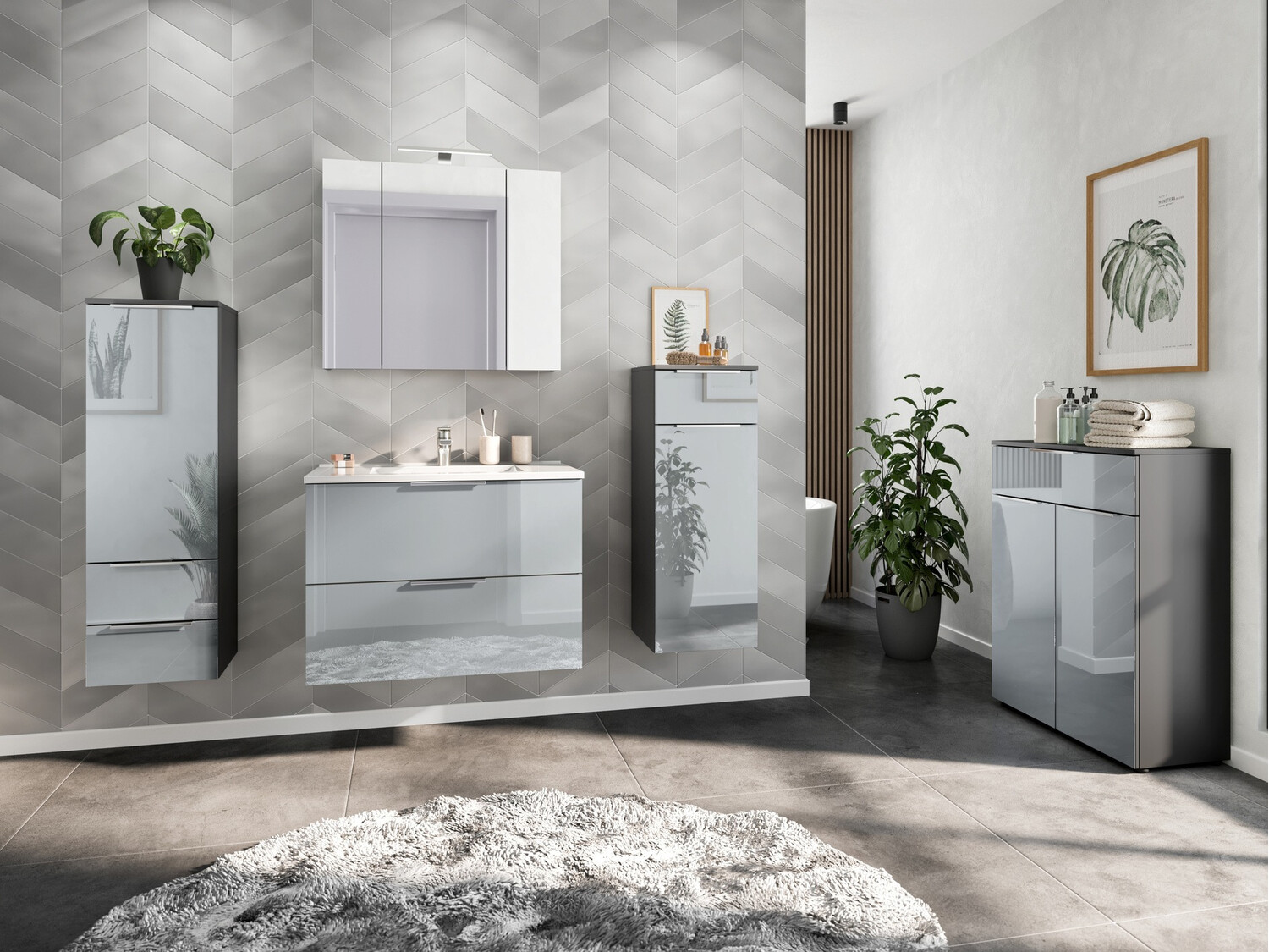 Armario colgante para baño Catvera 102