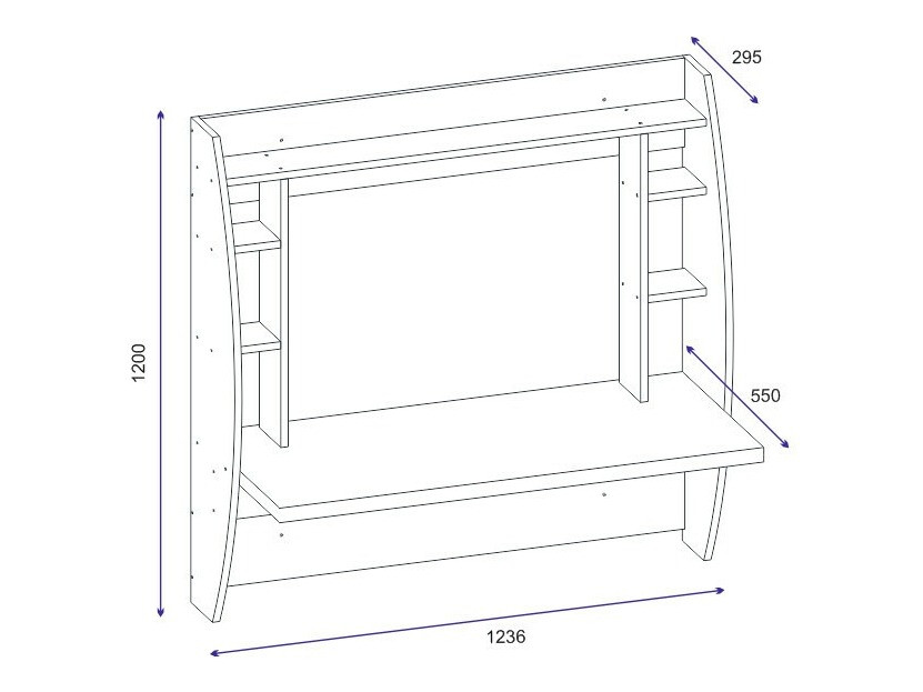 Mesa de oficina Kailua 590
