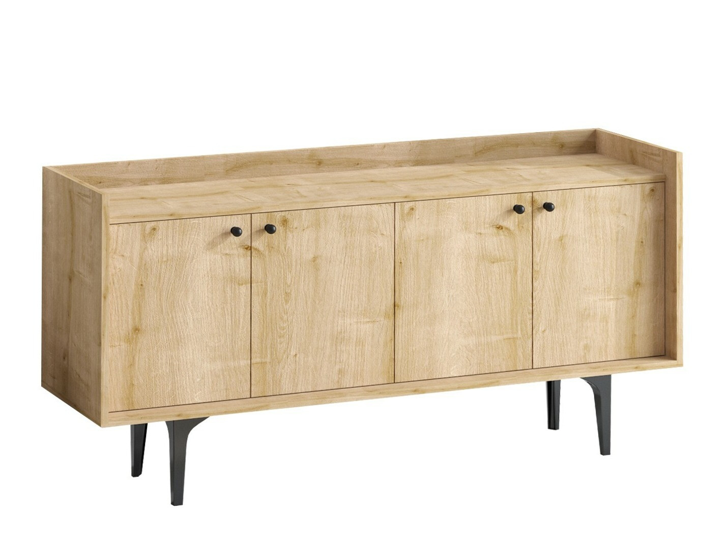 Aparador Kailua 2226 (Negro + Roble)