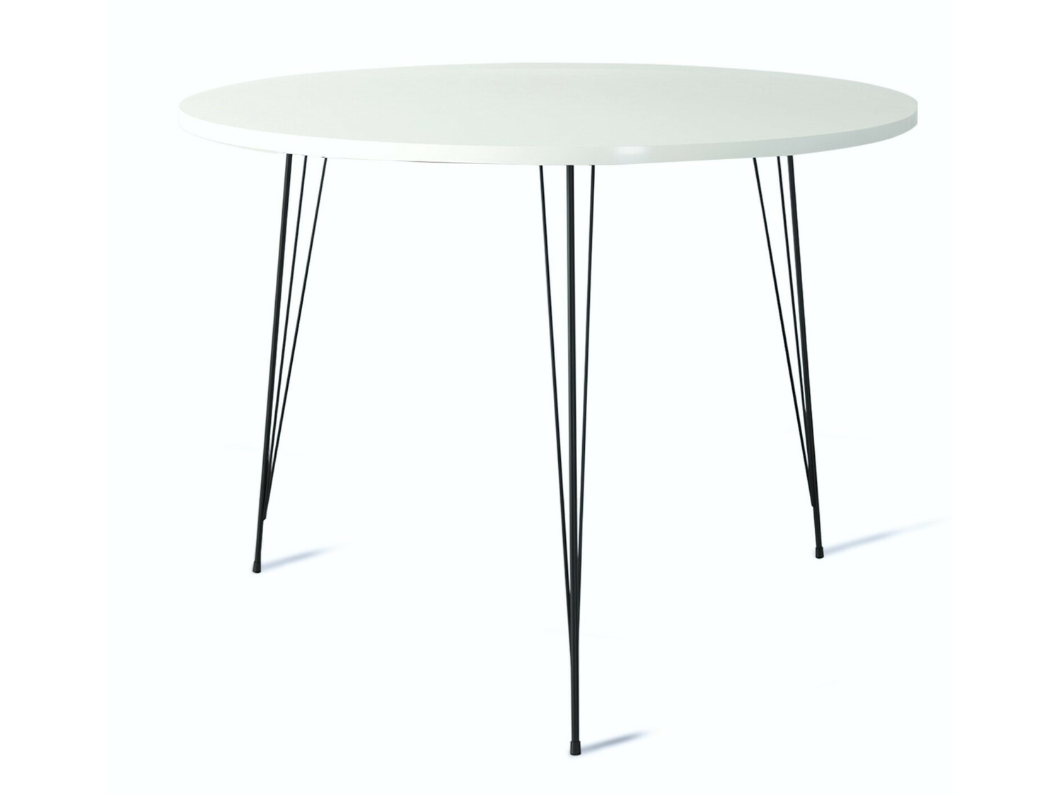 Mesa Kailua 597 (Blanco brillante + Negro)