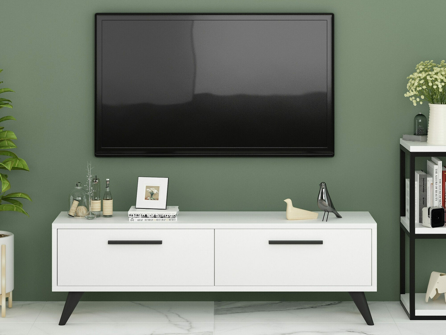 Mueble TV Kailua 616 (Blanco)