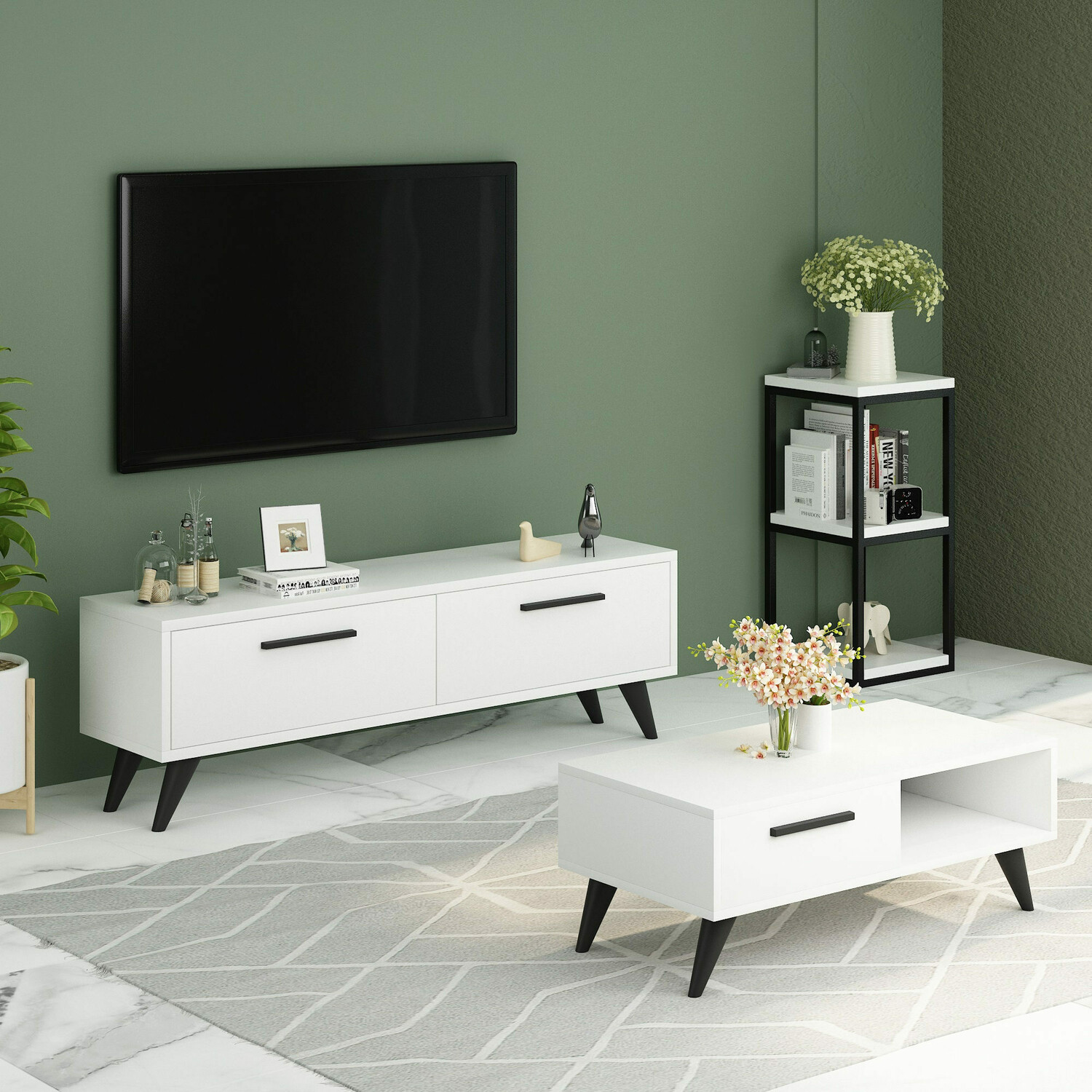 Mueble TV Kailua 616 (Blanco)