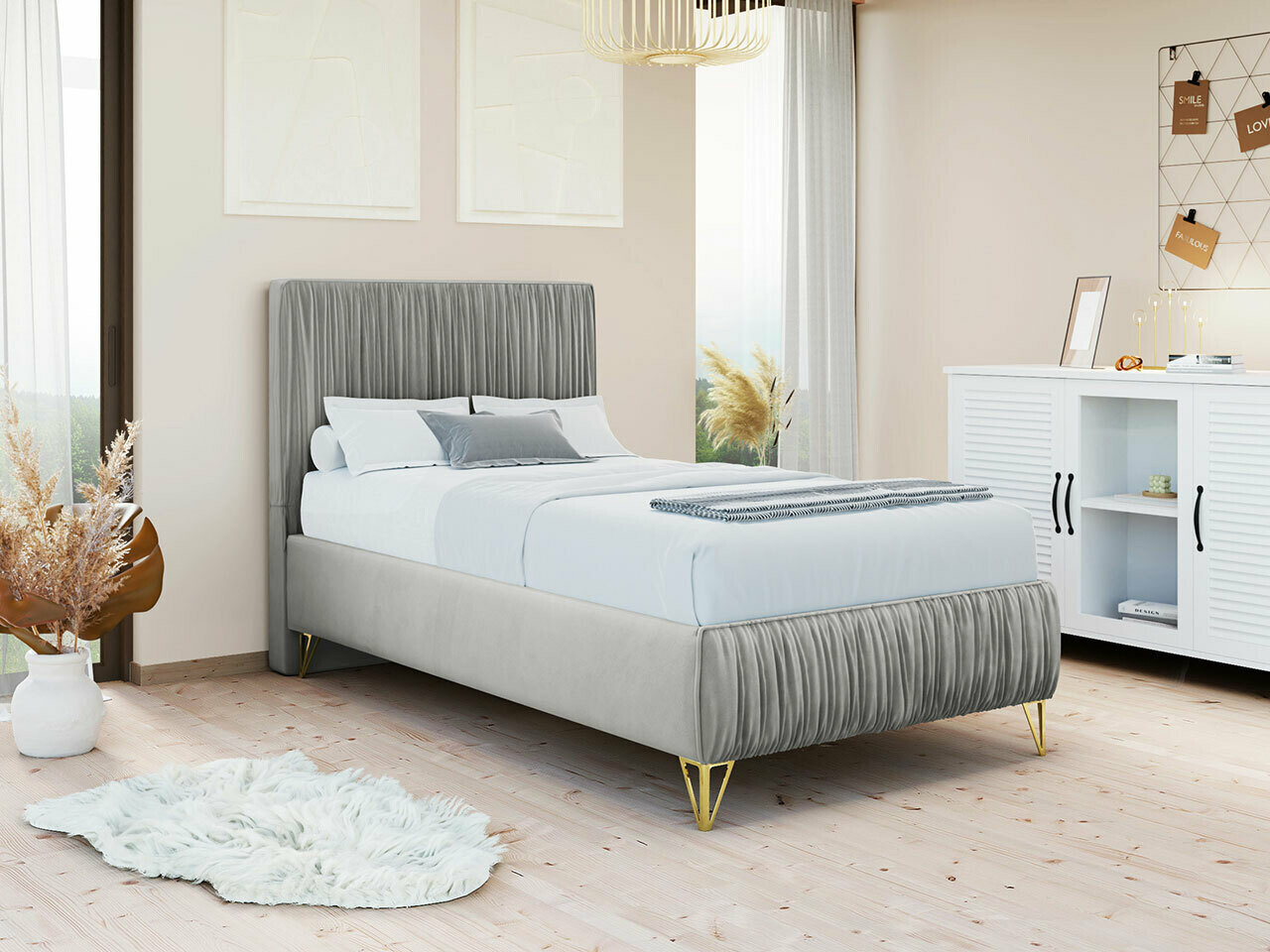 Cama continental Logan 112 (Amor Velvet 4318)