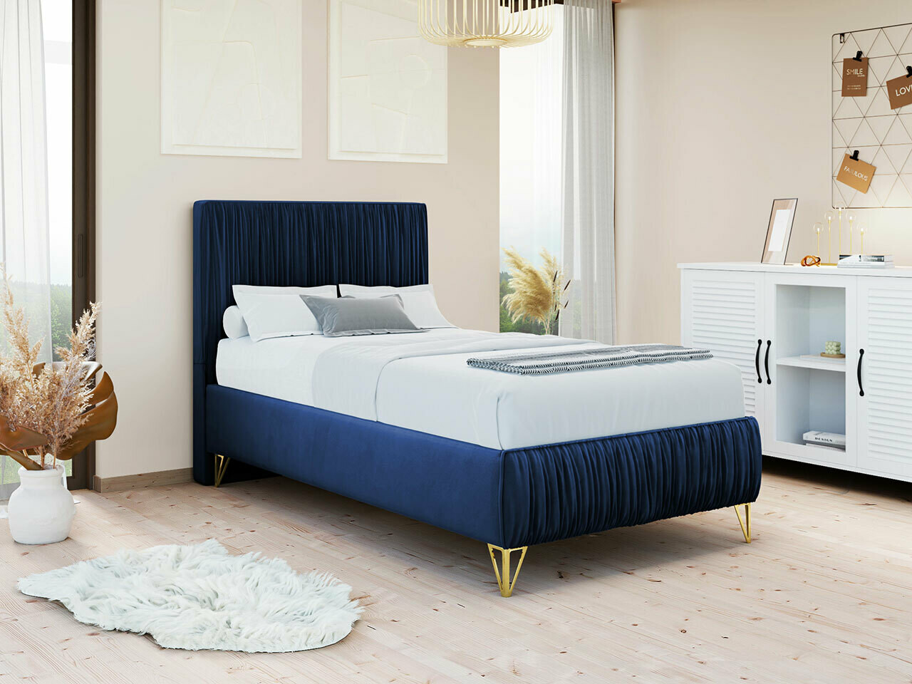 Cama Logan 112 (Amor Velvet 4314)