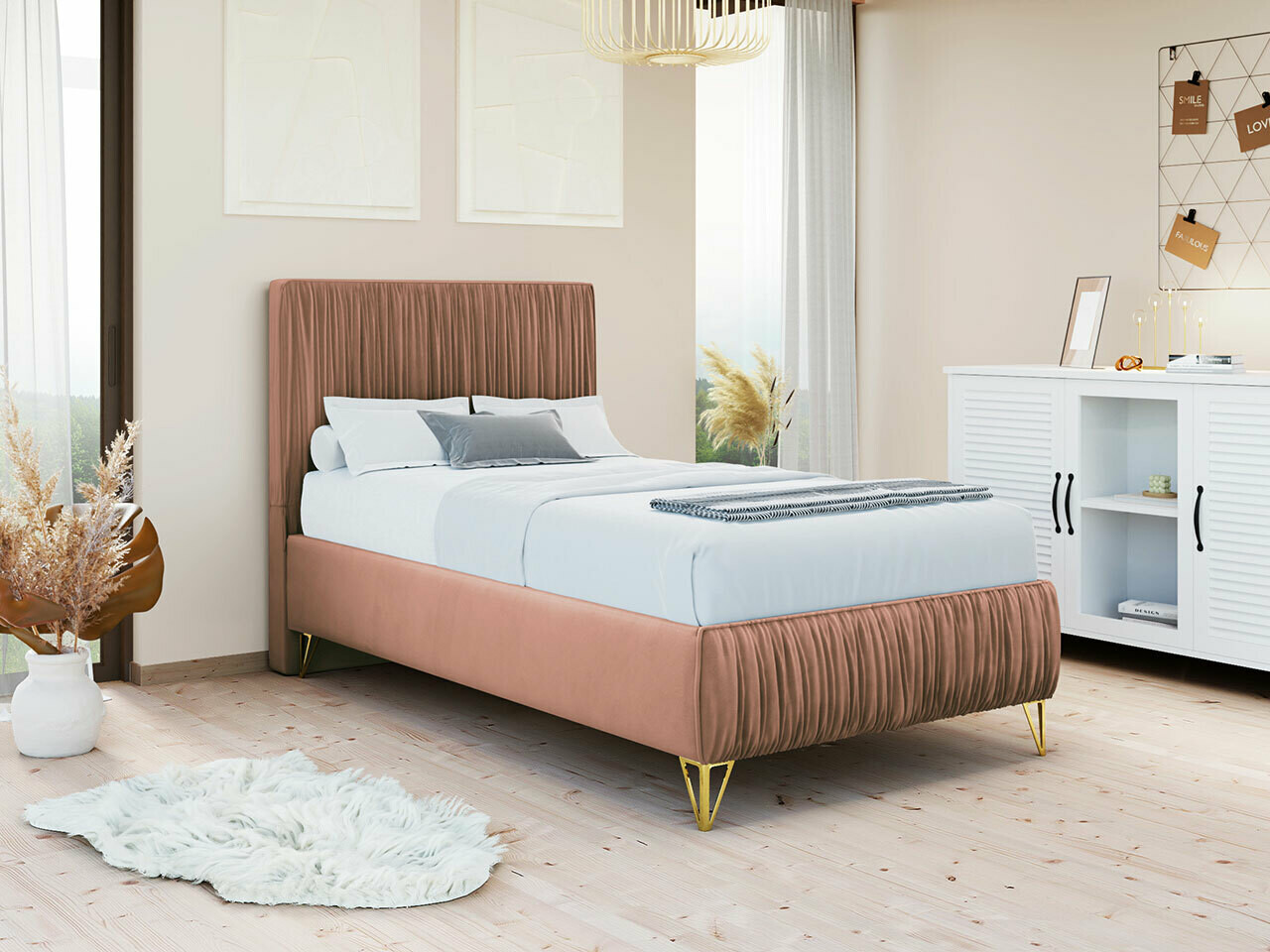 Cama Logan 112 (Amor Velvet 4328)