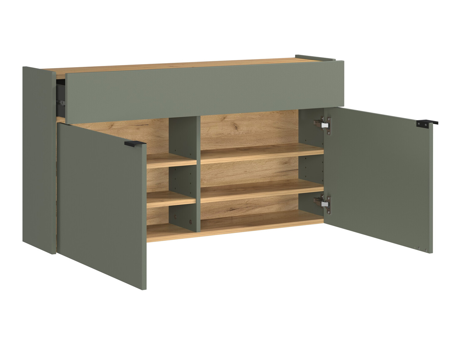 Conjunto para recibidor Cirsale 107 (Verde polvoriento + Navarra roble)