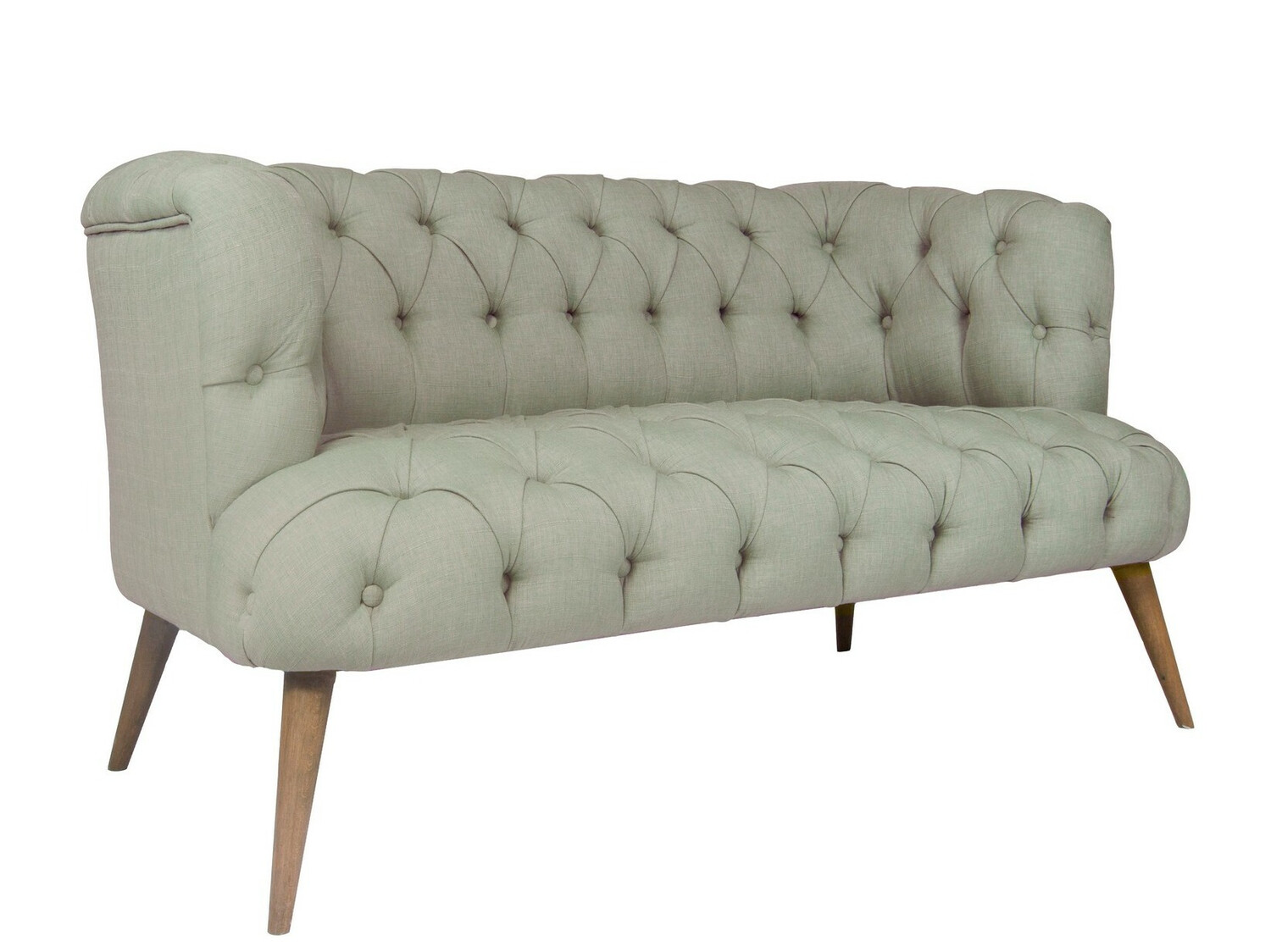 Sofá chesterfield Altadena 249 (Gris claro)
