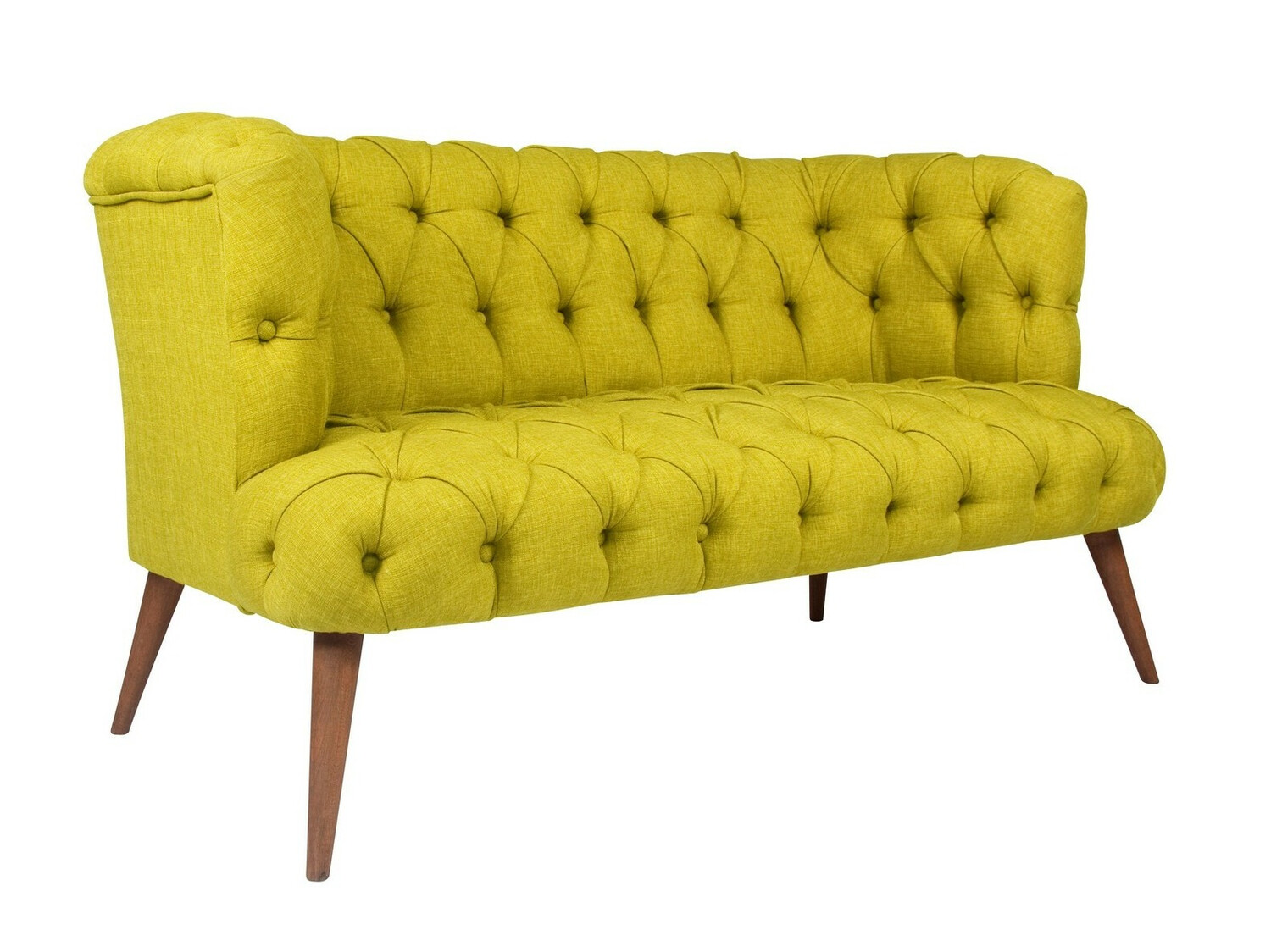 Sofá chesterfield Altadena 249 (Verde amarillento)