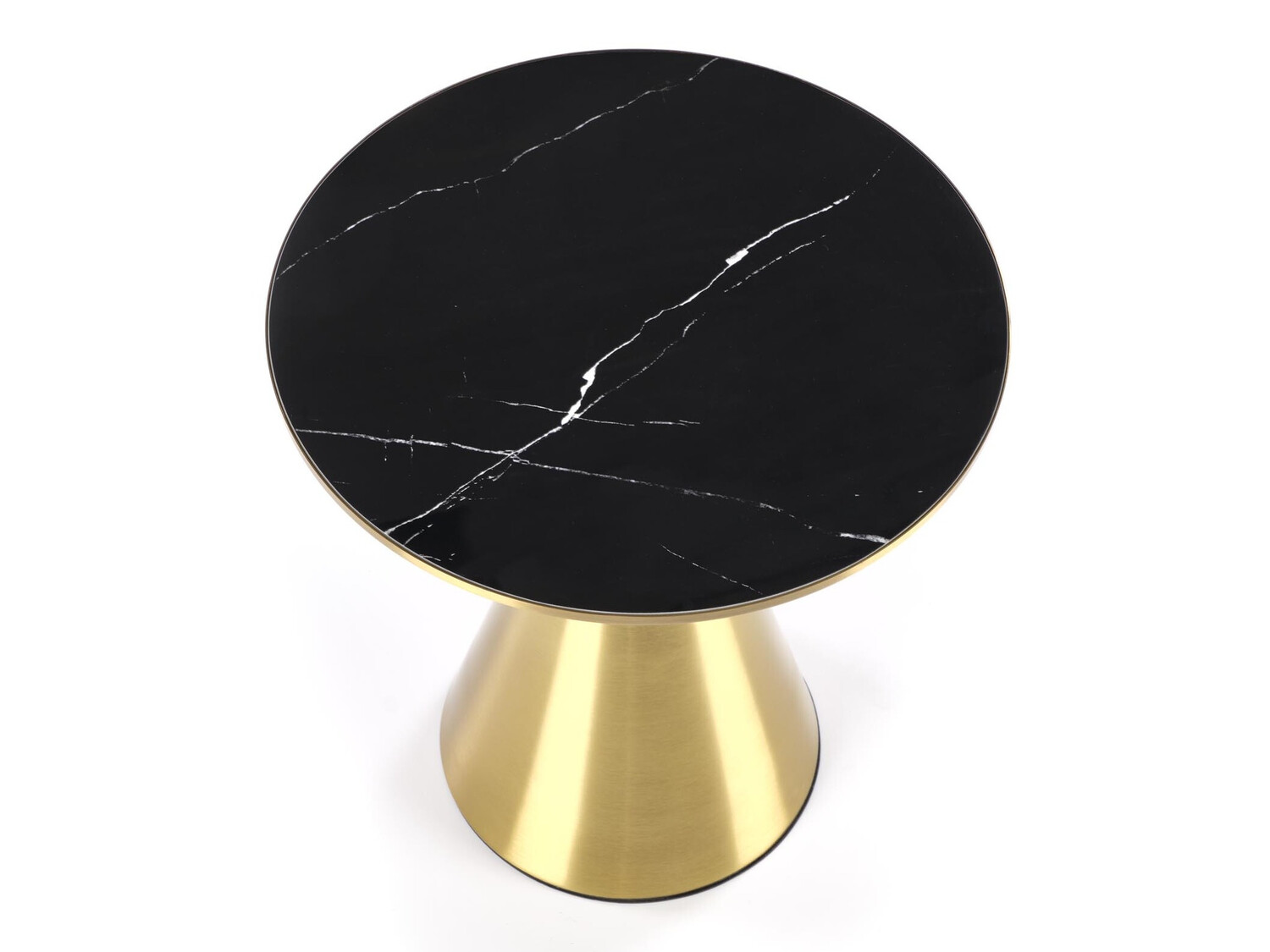 Mesa de centro Houston 1553 (Dorado + Mármol negro)