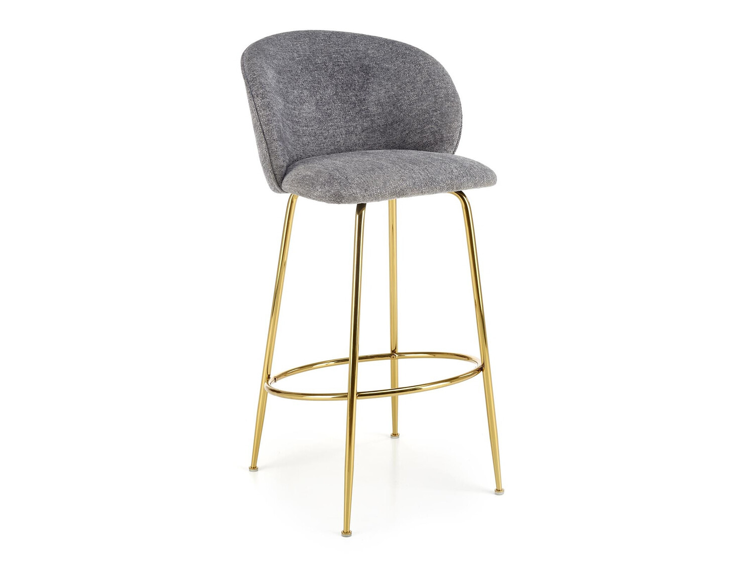 Silla de barra Houston 1554 (Gris + Dorado)