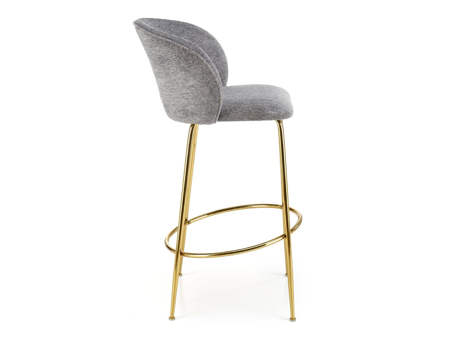 Silla de barra Houston 1554 (Gris + Dorado)
