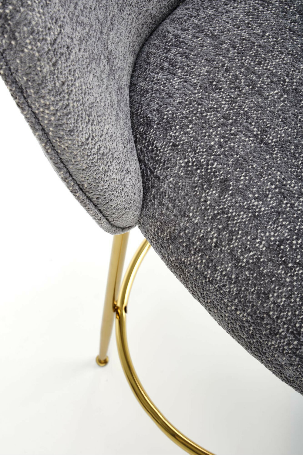 Silla de barra Houston 1554 (Gris + Dorado)