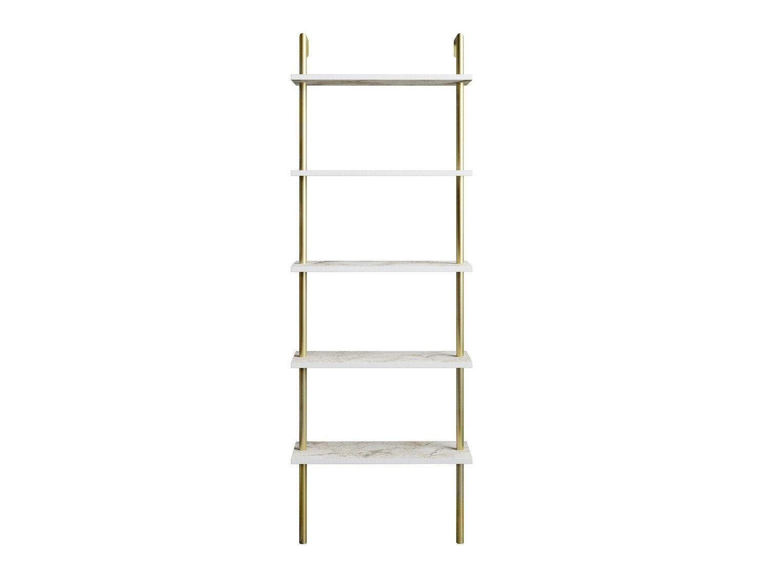 Estantería Kailua 649 (Blanco + Dorado)