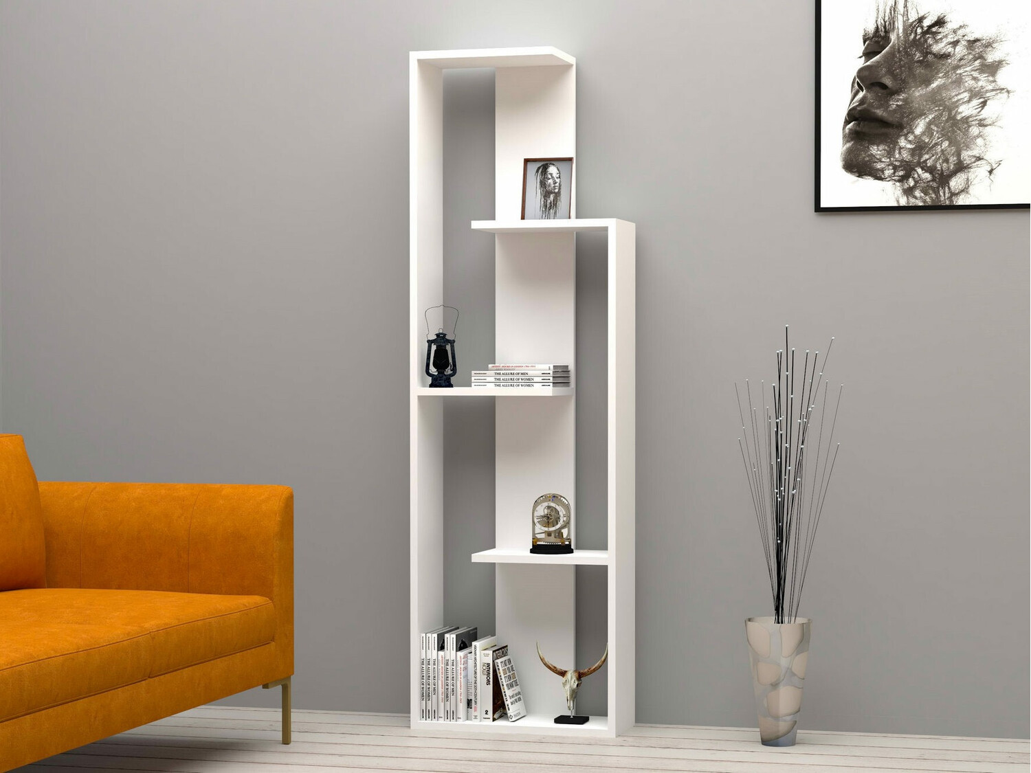 Estantería Kailua 654 (Blanco)