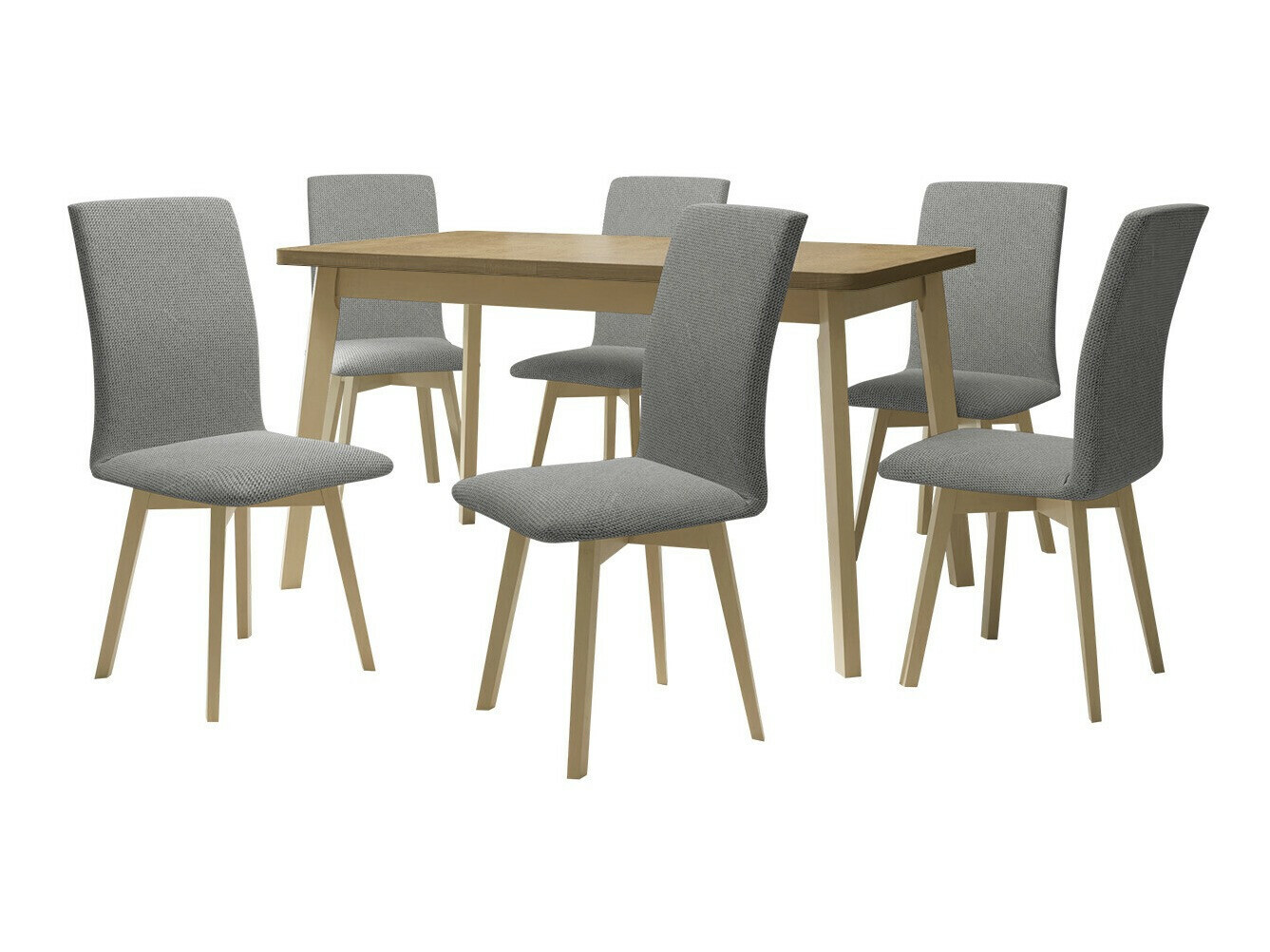 Conjunto de comedor Victorville 335 (Roble Sonoma)