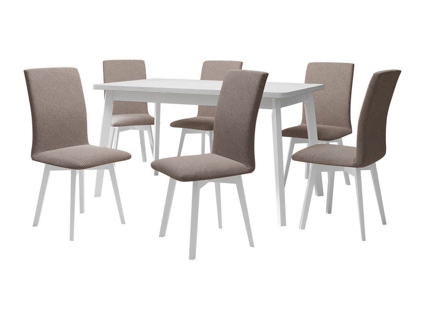 Conjunto de mesas y sillas para comedor Victorville 335 (Blanco)