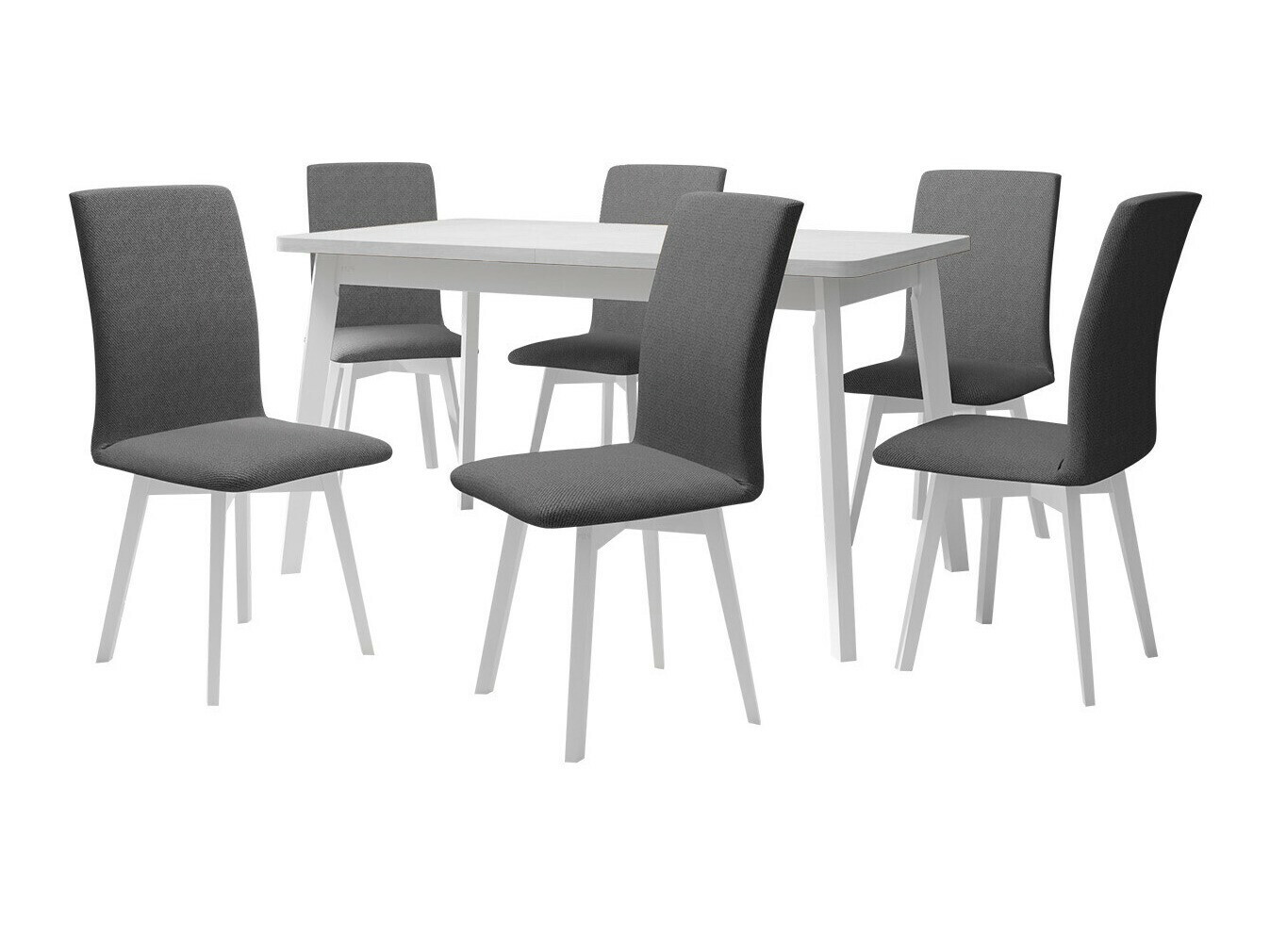 Conjunto de mesas y sillas para comedor Victorville 335 (Blanco)