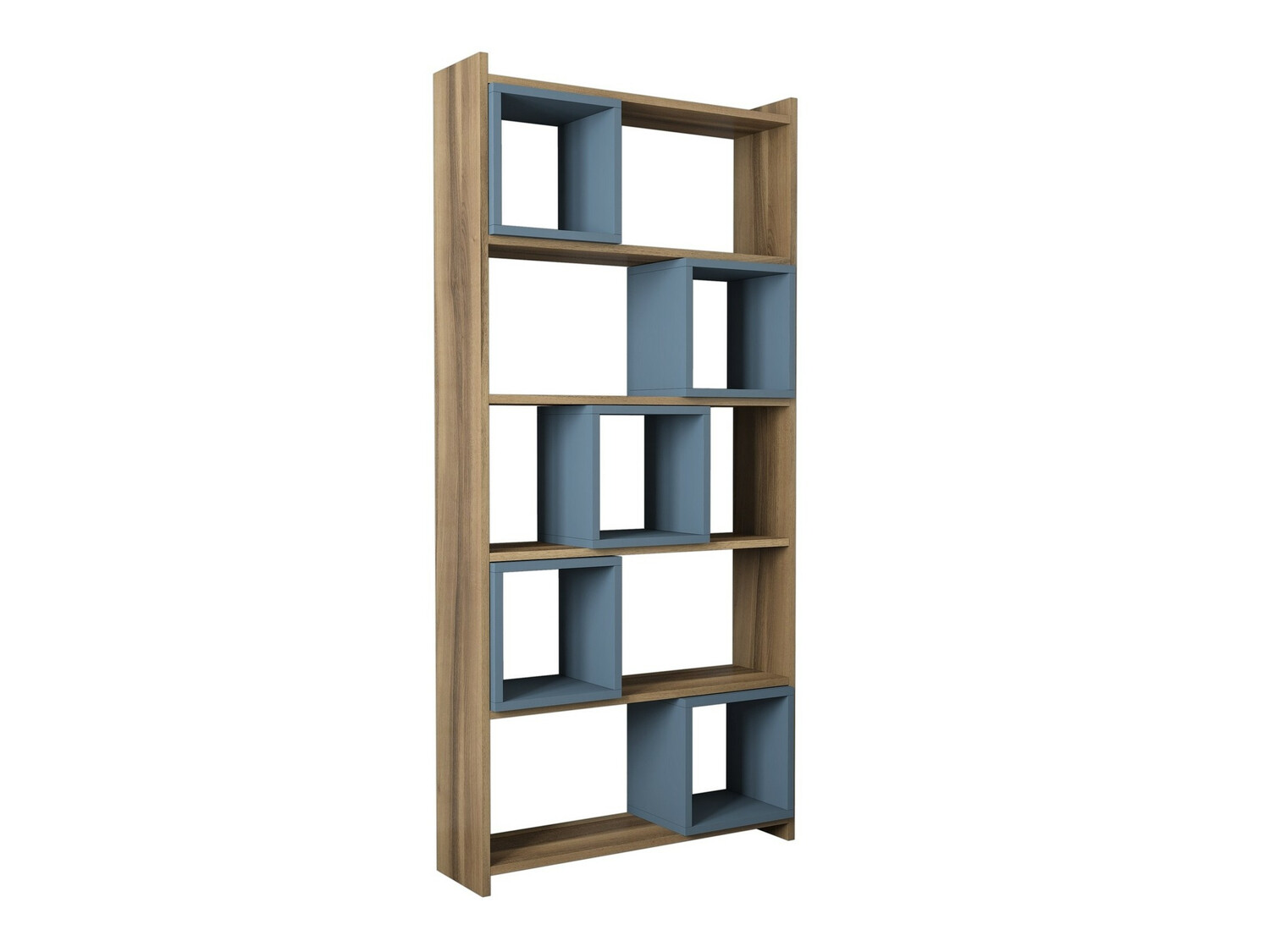 Estantería Kailua 666 (Azul + Nogal)