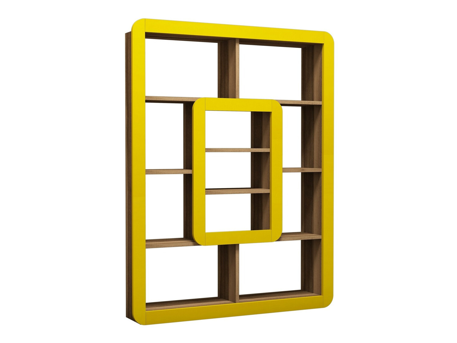 Estantería Kailua 678 (Amarillo + Nuez)