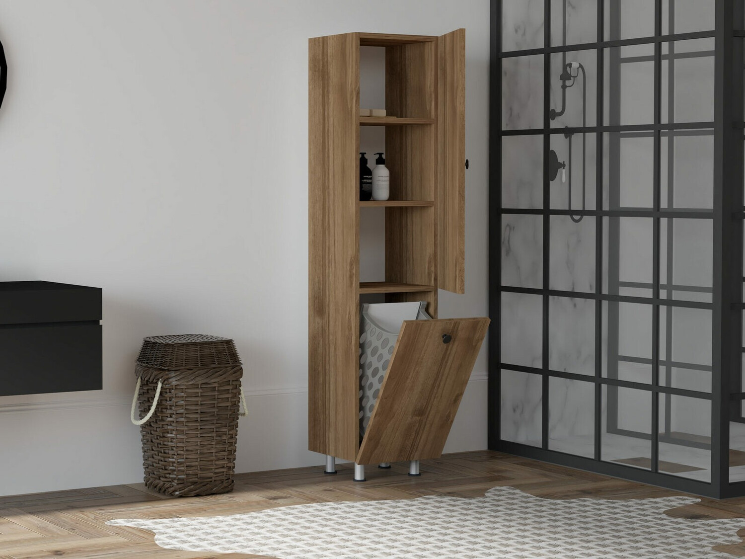 Armario de pie para baño Kailua 2079